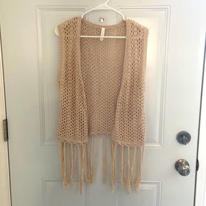Boho crochet vest